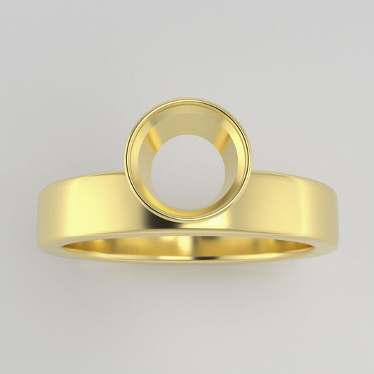 The Phoenix | 14k | Yellow | Size 6 | Stone Emerald | B Quality | 1.5ct | Lagoon Ring Box | Custom Engraving:  +$0