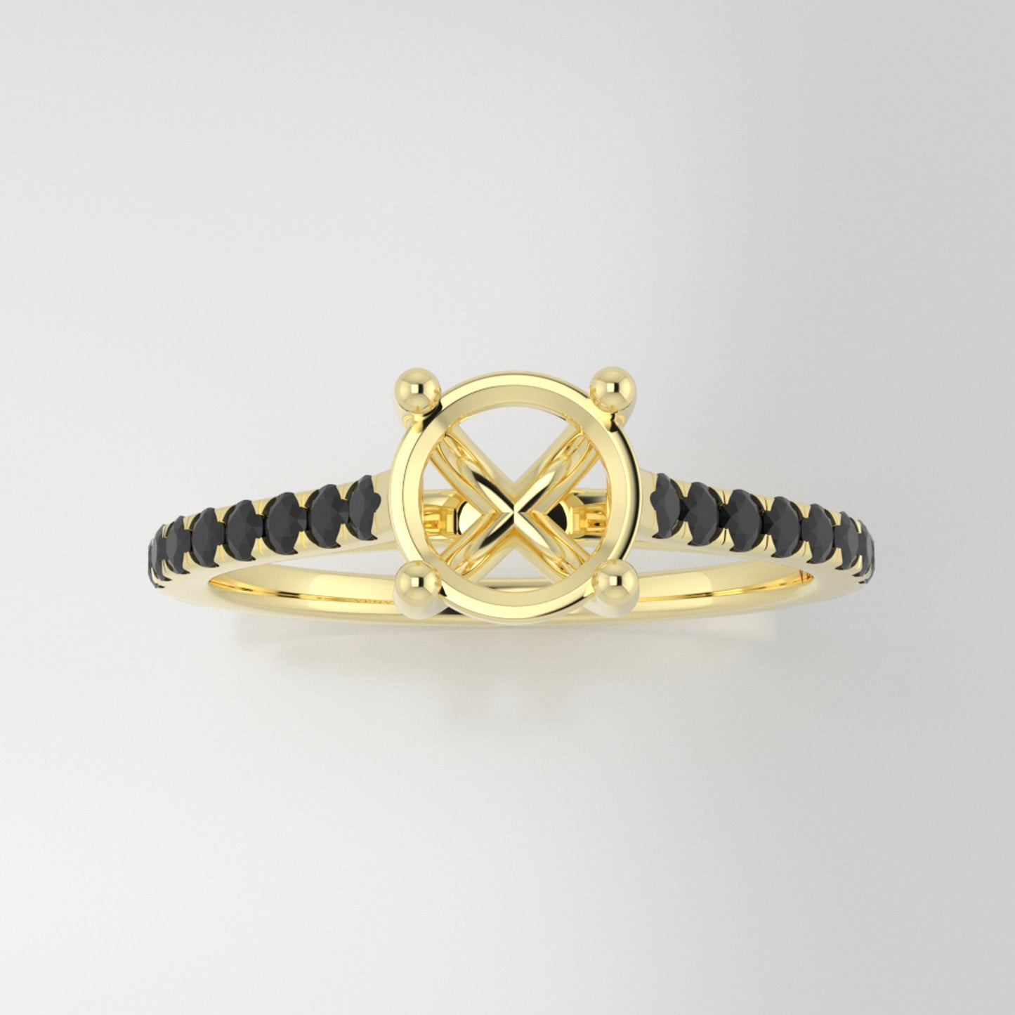 The Jett | 14k | Yellow | Size 8 | Stone OV20 | Moss Ring Box | Custom Engraving:  +$0