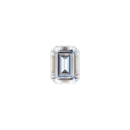 The Sage | 14k | Yellow | Size 5.5 | Stone Moissanite | Emerald | 7x5mm | Dune Ring Box | Custom Engraving:  +$0