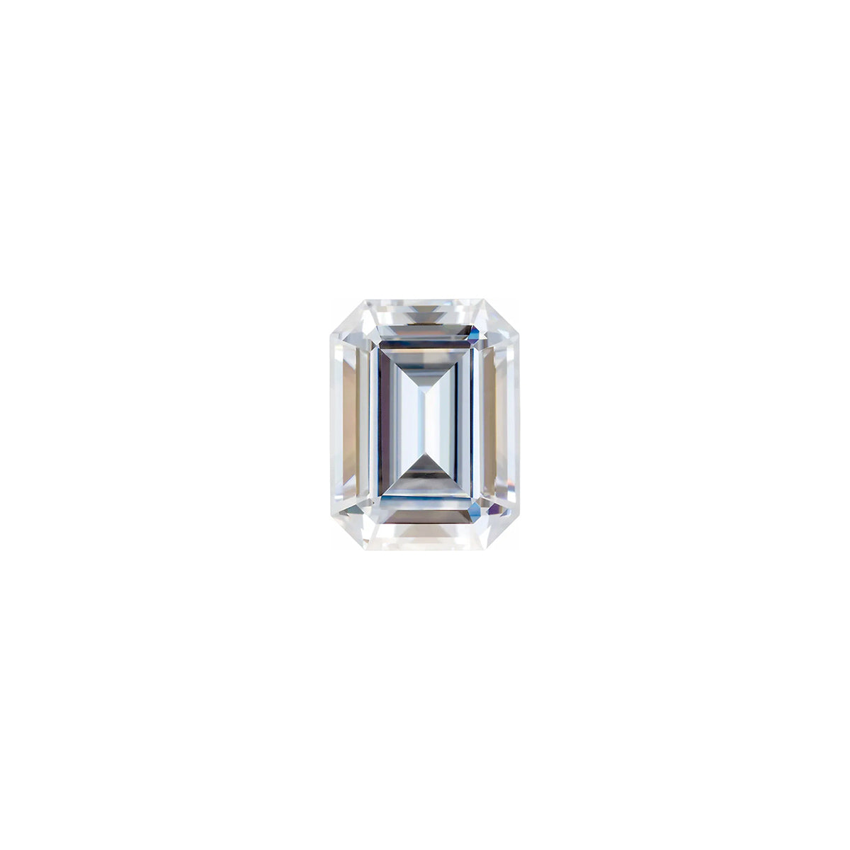 The Sage | 14k | Yellow | Size 5 | Stone Moissanite | Emerald | 7x5mm | Moss Ring Box | Custom Engraving:  +$0
