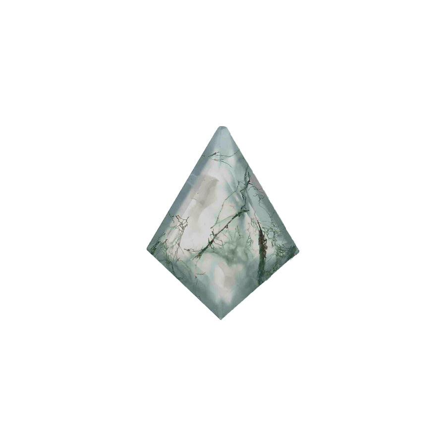 The Celeste | 14k | White | Size 8 | Stone MOS63 | Antelope Ring Box | Custom Engraving:  +$0