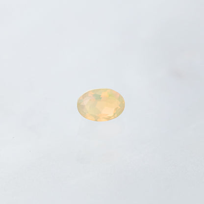 The Soleil | 14k | White | Size 6.25 | Stone OP73 | Sand Dune Ring Box | Custom Engraving:  +$0