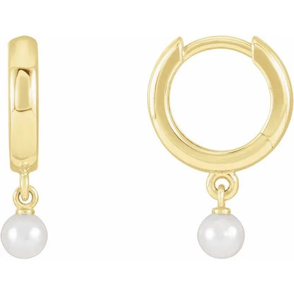 Pearl Mini Hoops