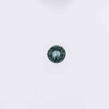 The Saturn | 14k | White | Size 8 | Stone MSA11 | Rainforest Ring Box | Custom Engraving:  +$0
