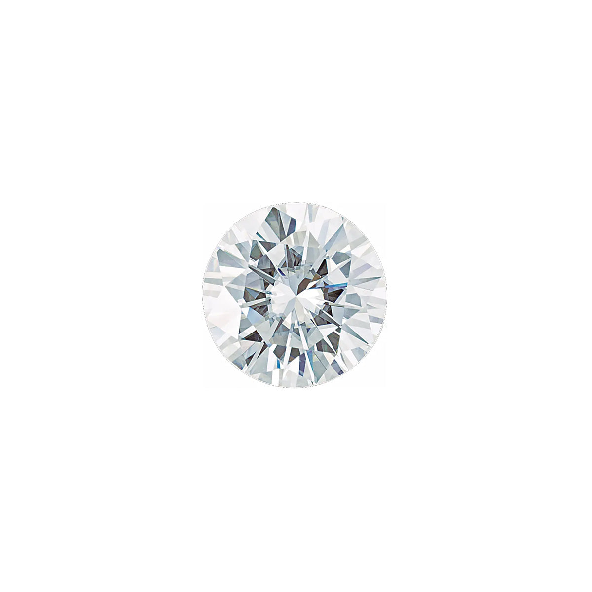 The Leda | 14k | Yellow | Size 8 | Stone Moissanite | Round | 7.5mm | Antelope Ring Box | Custom Engraving:  +$0