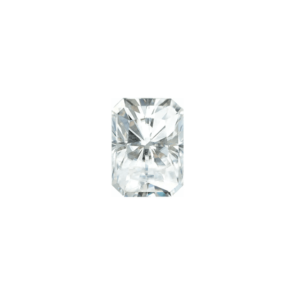 The Jett | 14k | Yellow | Size 6 | Stone Moissanite | Radiant | 8x6mm | Rainforest Ring Box | Custom Engraving:  +$0