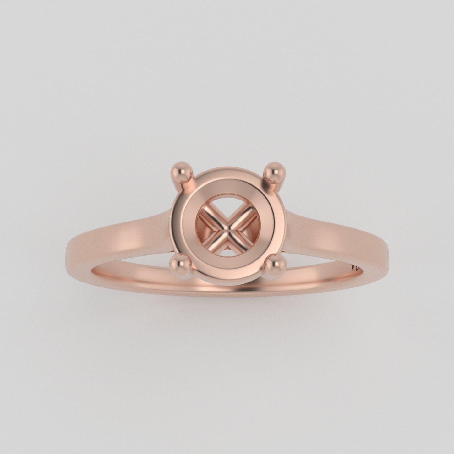 The Nova | 14k | Rose | Size 7.25 | Stone EMC22 | Antelope Ring Box | Custom Engraving:  +$0