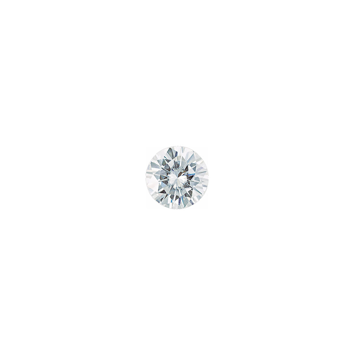 The Jett | 14k | White | Size 8 | Stone Moissanite | Round | 5.5mm | Cinque Ring Box | Custom Engraving:  +$0